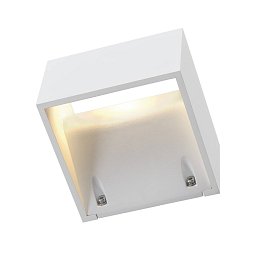 Obrázek pro produkt Venkovní svítidlo LOGS nástěnná bílá 230V/480mA LED 8W IP44 3000 - BIG WHITE (SLV)