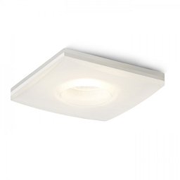 Obrázek pro produkt KAY čtvercová zápustná satinované sklo 230V/650mA LED 5W 3000K - RED - DESIGN RENDL