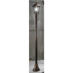 Obrázek pro produkt Venkovní sloupkové svítidlo 1x100W E27, černá měď, IP44,pr. 25cm - ORION