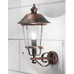 Obrázek pro produkt Venkovní nástěnné svítidlo 1x100W E27,černá měď, IP44,výška 50cm - ORION