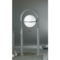 Obrázek pro produkt Venkovní sloupkové svítidlo 1xE27, IP44, stříbro, výška 75cm - ORION