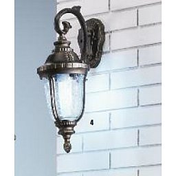 Obrázek pro produkt Venkovní nástěnné svítidlo 1x13W patina IP44 výška 48,7cm dolu - ORION