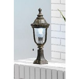 Obrázek pro produkt Venkovní sloupkové svítidlo 1x13W, patina, IP44,výška 51cm - ORION