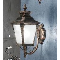 Obrázek pro produkt Venkovní nástěnné svítidlo 1x60W E27, patina, 29x23x47cm -   AL 11-1138/1 Patina/aufwärts  ORION