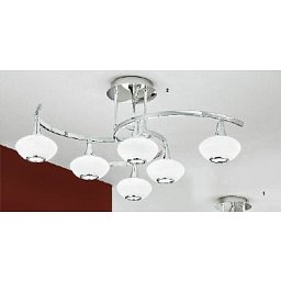 Obrázek pro produkt Stropní svítidlo 6x33W G9 chrom, průměr 71,5cm - ORION