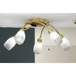 Obrázek pro produkt Stropní svítidlo 5x28W G9 mosaz, průměr 60cm - ORION