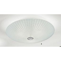 Obrázek pro produkt Stropní svítidlo 2x60W E27 chrom/sklo, pr.30cm, výška 10cm - ORION