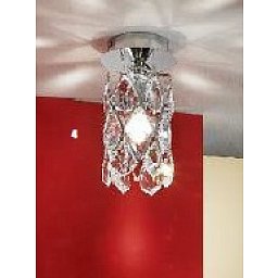 Obrázek pro produkt Stropní svítidlo 1x40W chrom/křišťál "Asfour", průměr 9cm - ORION