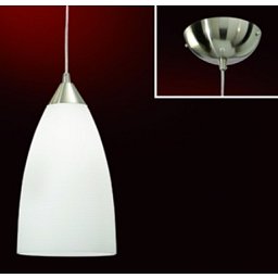 Obrázek pro produkt Závěsné svítidlo 1x60W E27 satin/dekor Aljaška, pr. 15cm - ORION