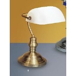 Obrázek pro produkt Stolní lampa 1xE27 patina/opal sklo, výška 35cm - ORION
