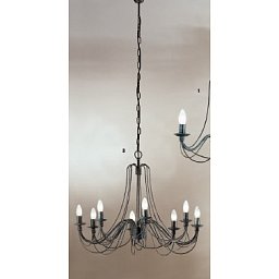 Obrázek pro produkt Závěsné svítidlo 8xE14 antik, průměr 80cm, výška 60cm - ORION
