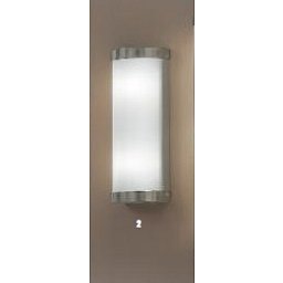 Obrázek pro produkt Nástěnné svítidlo 2x40W G9 satin/sklo, délka 25,5cm, krytí IP44 - ORION