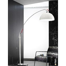 Obrázek pro produkt Stojací lampa 1x75W E27 satin, rozměry 174x214x90cm - ORION