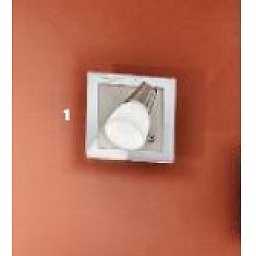 Obrázek pro produkt Nástěnné svítidlo 1x40W G9, satin, průměr skla 5,5cm, vypínač - ORION