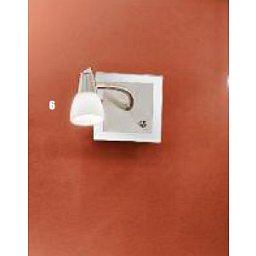 Obrázek pro produkt Nástěnné svítidlo 1x40W G9, satin, průměr skla 5,5cm, vypínač - ORION