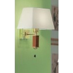 Obrázek pro produkt Nástěnné svítidlo 1xE27 matná mosaz, výška 28cm, šířka 23cm - ORION