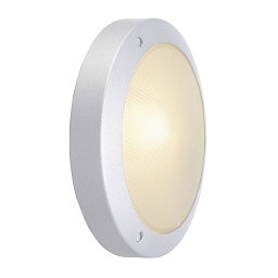 Obrázek pro produkt Venkovní svítidlo BULAN stropní stříbrnošedá 230V E14 11W IP44 - BIG WHITE (SLV)