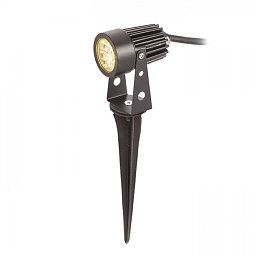 Obrázek pro produkt Svítidlo GUN na bodci černé 230V LED 3x1W 30° IP65 3000K - RED - DESIGN RENDL