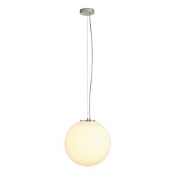 Obrázek pro produkt ROTOBALL 40 závěsná stříbrnošedá polykarbonát 230V E27 24W - BIG WHITE (SLV)