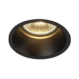 Obrázek pro produkt HORN GU10 matná černá  230V GU10 50W - BIG WHITE (SLV)