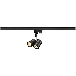 BIMA II pro tříokr. lištu černá 230V GU10 2x50W - BIG WHITE (SLV) Obrázek pro produkt BIMA II pro tříokr. lištu černá 230V GU10 2x50W - BIG WHITE (SLV)
