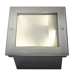Obrázek pro produkt Venkovní svítidlo DASAR LED čtvercová ocel 230V/750mA LED 28W 45° IP67 3000K - BIG WHITE (SLV)
