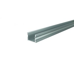 AU-02-15 vysoký U-profil pro 15 - 16,3 mm LED pásek matná stříbrná - LIGHT IMPRESSIONS Obrázek pro produkt AU-02-15 vysoký U-profil pro 15 - 16,3 mm LED pásek matná stříbrná - LIGHT IMPRESSIONS