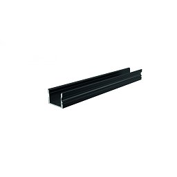 AU-02-15 vysoký U-profil pro 15 - 16,3 mm LED pásek matná černá - LIGHT IMPRESSIONS Obrázek pro produkt AU-02-15 vysoký U-profil pro 15 - 16,3 mm LED pásek matná černá - LIGHT IMPRESSIONS