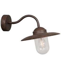 Obrázek pro produkt Venkovní nástěnné svítidlo Luxembourg 1x60W E27 rez čirá - NORDLUX