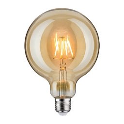 1879 LED žárovka Vintage Globe 125 6W E27 230V 1700K 420lm zlatá - PAULMANN Obrázek pro produkt 1879 LED žárovka Vintage Globe 125 6W E27 230V 1700K 420lm zlatá - PAULMANN