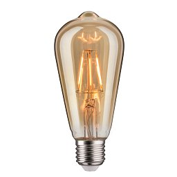 1879 LED žárovka Vintage Rustika 4W E27 230V 1700K 250lm zlatá - PAULMANN Obrázek pro produkt 1879 LED žárovka Vintage Rustika 4W E27 230V 1700K 250lm zlatá - PAULMANN