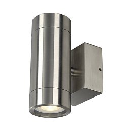 Obrázek pro produkt ASTINA GU10 dvousměrná  česaná ocel 230V GU10 2x35W IP44 - BIG WHITE (SLV)