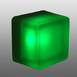 Obrázek pro produkt LED svítidlo Magnum kostka zelená 0,88W 520-537nm 12V DC IP68 - AMVIS