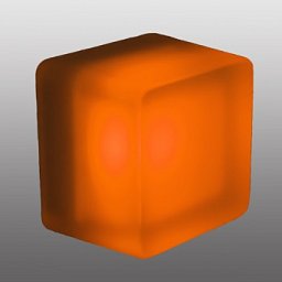 Obrázek pro produkt LED svítidlo Magnum kostka oranžová 0,88W 600-609nm 12V DC IP68 - AMVIS