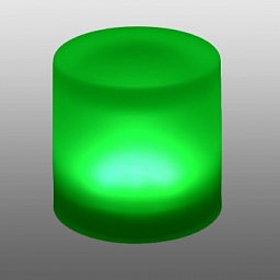 Obrázek pro produkt LED svítidlo Spot-8 válec zelená 0,88W 520-537nm 12V DC IP68 - AMVIS