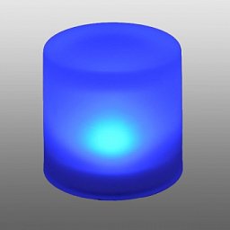 Obrázek pro produkt LED svítidlo Spot-8 válec modrá 0,65W 465-470nm 12V DC IP68 - AMVIS