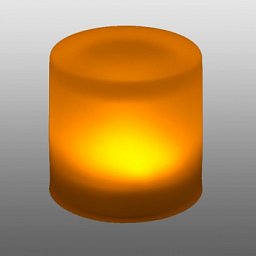 Obrázek pro produkt LED svítidlo Spot-8 válec amber 0,88W 538-592nm 12V DC IP68 - AMVIS