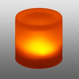 Obrázek pro produkt LED svítidlo Spot-8 válec oranžová 0,88W 600-609nm 12V DC IP68 - AMVIS