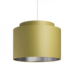 Obrázek pro produkt DOUBLE 40/30 stínidlo Chintz olivová / stříbrná fólie  max. 23W - RED - DESIGN RENDL