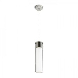 Obrázek pro produkt GARNISH závěsná  čiré sklo/chrom 230V GU10 9W - RED - DESIGN RENDL