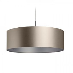 Obrázek pro produkt RON 60/19 stínidlo Monaco holubí šeď / stříbrné PVC  max. 23W - RED - DESIGN RENDL