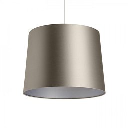 Obrázek pro produkt ASPRO 40/30 stínidlo Monaco holubí šeď / stříbrné PVC  max. 23W - RED - DESIGN RENDL