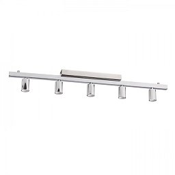 Obrázek pro produkt RALLONG 5 stropní základna  chrom 230V E27 5x42W - RED - DESIGN RENDL