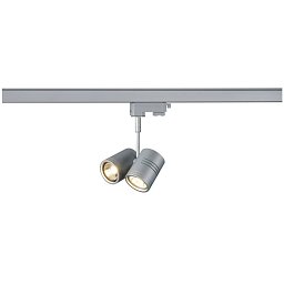 Obrázek pro produkt Systémové svítidlo BIMA II hlavice pro tříokr. lištu stříbrnošed - BIG WHITE (SLV)