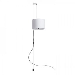 Obrázek pro produkt BROADWAY závěsná posuvná bílá chrom 230V E27 42W - RED - DESIGN RENDL