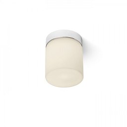 Obrázek pro produkt ESICA CYL stropní opálové sklo/chrom 230V LED 6W IP44 3000K - RED - DESIGN RENDL