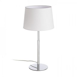 BROADWAY stolní bílá chrom 230V E27 42W - RED - DESIGN RENDL Obrázek pro produkt BROADWAY stolní bílá chrom 230V E27 42W - RED - DESIGN RENDL