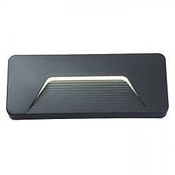 RENO SQ INDR nástěnná antracitová 230V LED 3W IP65 3000K - RED - DESIGN RENDL Obrázek pro produkt RENO SQ INDR nástěnná antracitová 230V LED 3W IP65 3000K - RED - DESIGN RENDL