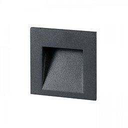 Obrázek pro produkt TESS SQ zápustná antracitová 230V LED 3W IP54 3000K - RED - DESIGN RENDL