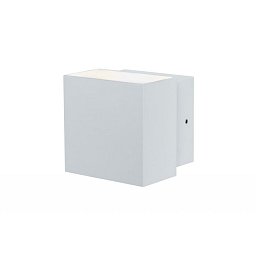 Nástěnné svítidlo LED Cybo hranaté 2x3W bílá 100x100mm, 355lm, 2700K - PAULMANN Obrázek pro produkt Nástěnné svítidlo LED Cybo hranaté 2x3W bílá 100x100mm, 355lm, 2700K - PAULMANN